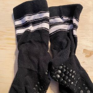 Pure Barre tall striped socks